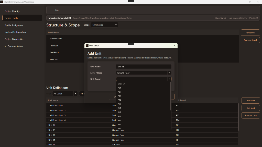 SchemaLab Structure & Scope Editor
